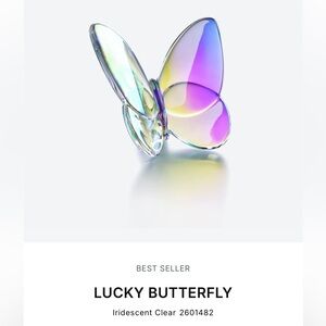 Bacco Bucci Iridescent Butterfly Accent